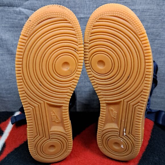 SIZE 7.5 NIKE 2016 SF AF1 AIR FORCE 1 SPECIAL FEILD 864024 400 MEN NAVY - Picture 6 of 12